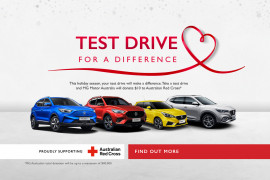Support Australian Red Cross & show off your MG the return of Test Drive for a Difference