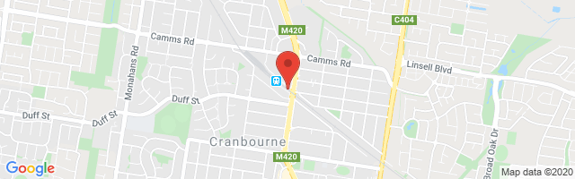Cranbourne MG Map