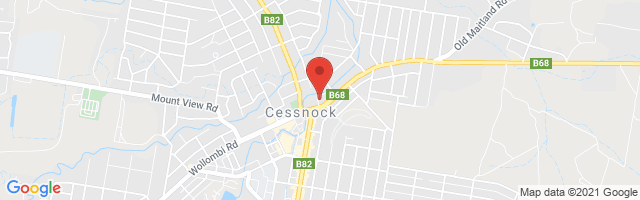 Cessnock MG Map
